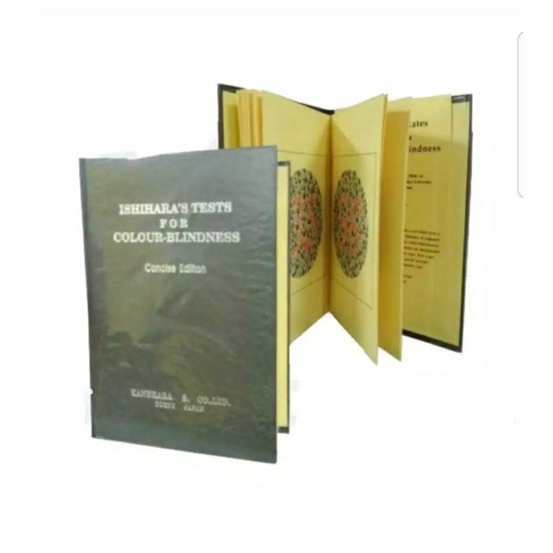 TERAPI ISHIHARA 14 PLATE ORIGINAL + BUKU PANDUAN