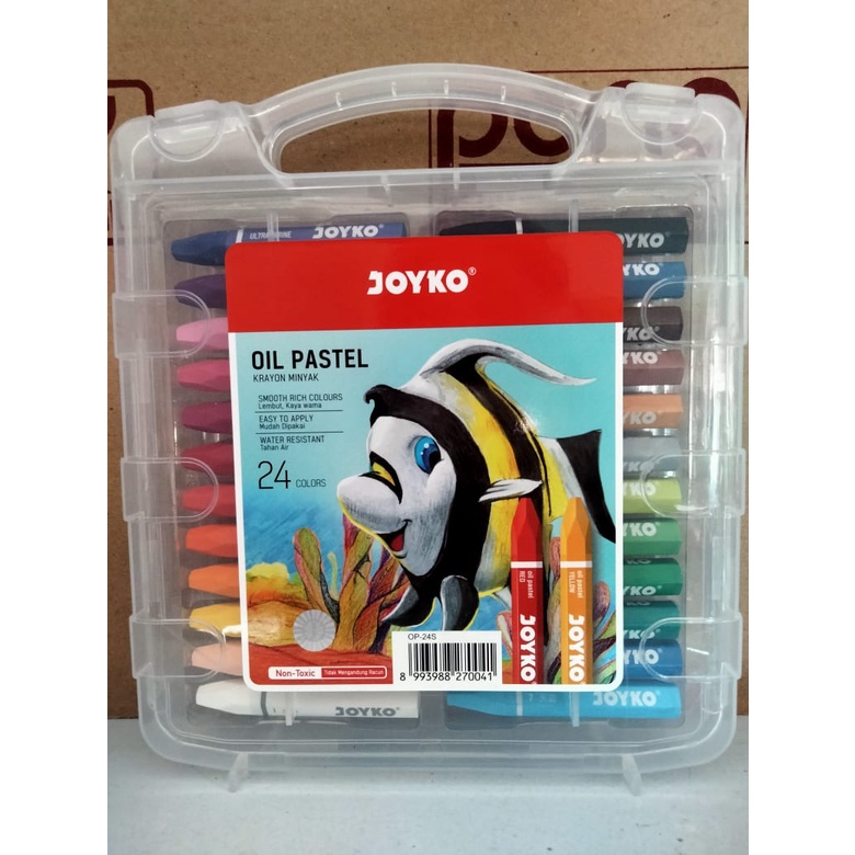 Crayon 24 Warna Oil Pastels JOYKO Krayon