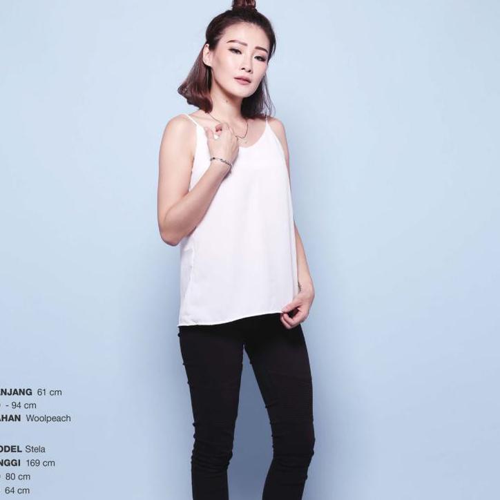 "TKR.07Oc21ѕ" JANE COLLECTION || Basic Camisole - Tank Top Polos Dalaman Blazer Wanita