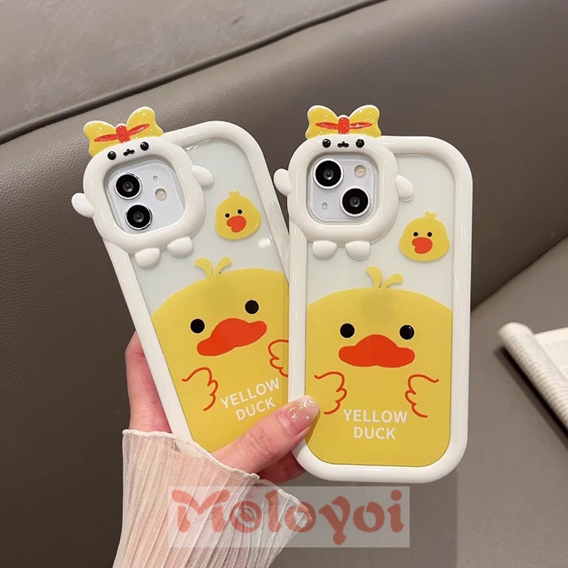 Soft Case TPU Motif Kartun Little Monster 3D Untuk IPhone 11 7plus 13 11 12 14 Pro MAX XR 7 8 6 6S 14 Plus X XS MAX SE 2020