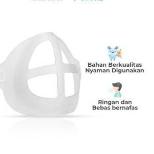 Penyangga Masker 3D Mask Bracket Silicon Silikon Anti Pengap Sirkulasi Udara