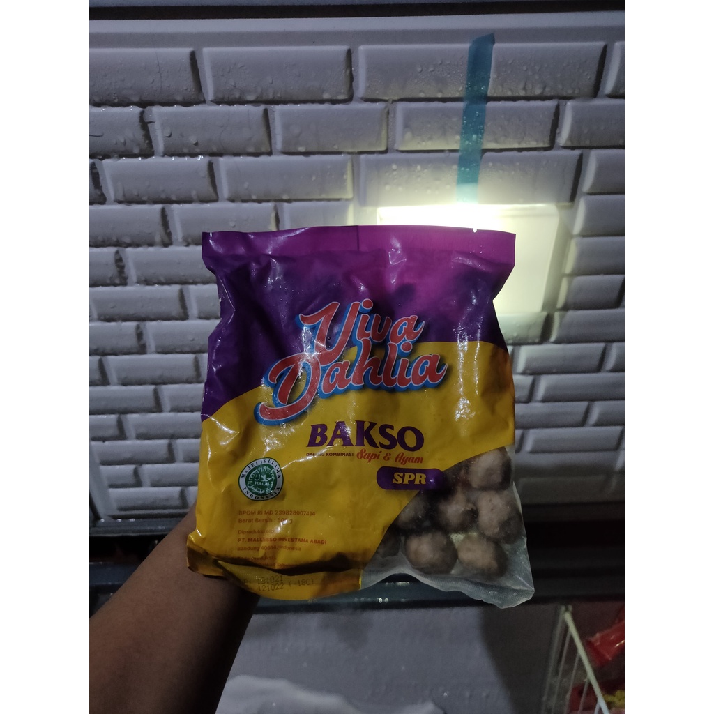 Jual Viva Dahlia Bakso Kombinasi Sapi Dan Ayam 500 Gram Indonesia