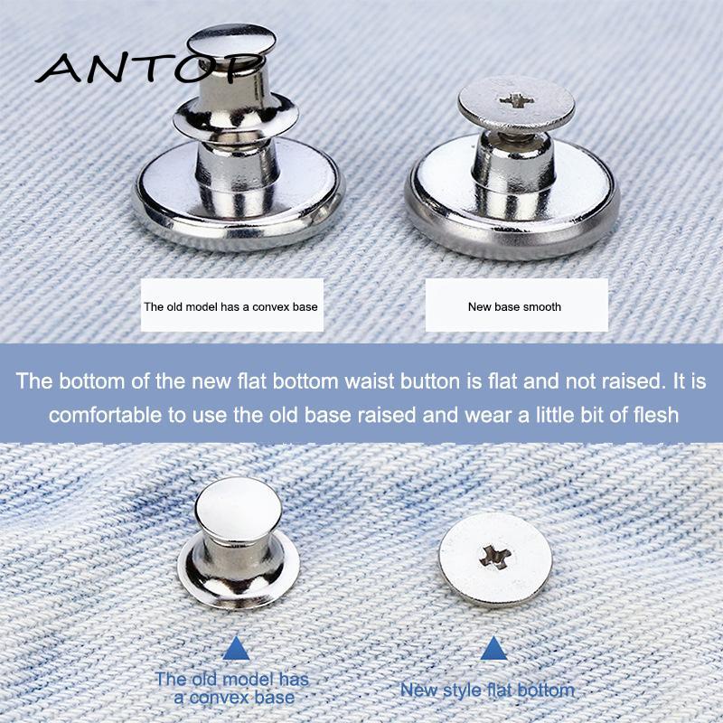 Kancing Metal Universal Tipe Sekrup Dapat Dilepas Untuk Celana Jeans