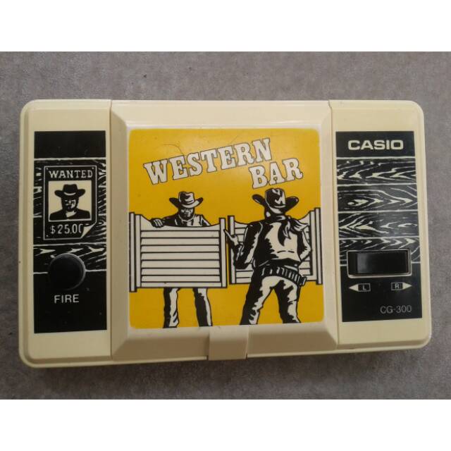 Game watch casio western bar