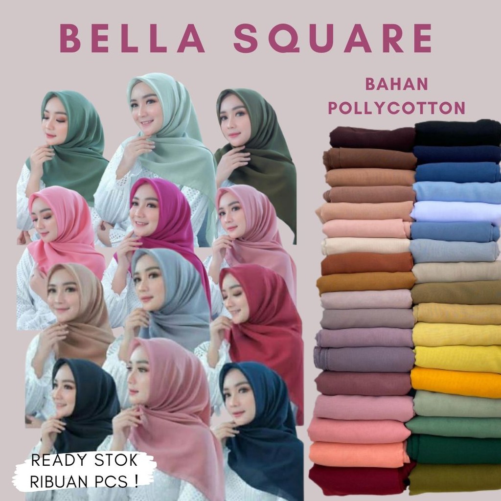 JILBAB BELLA SQUARE / JILBAB BELLA SQUARE / KERUDUNG BELLA SQUARE / HIJAB BELLA SQUARE