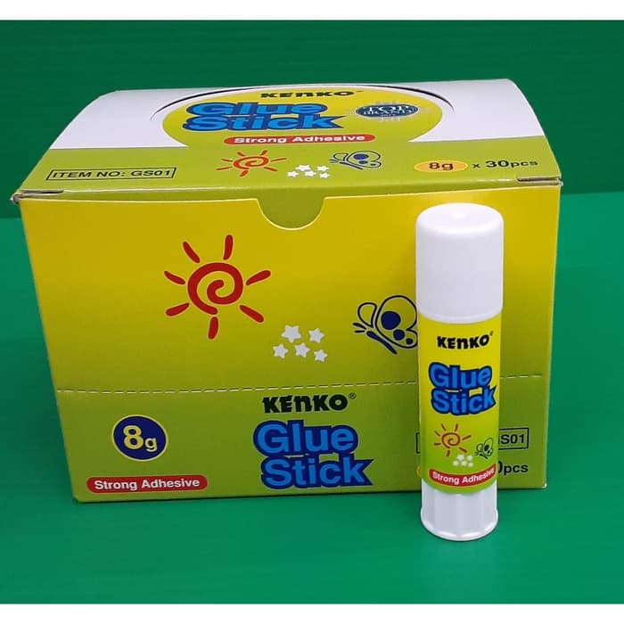 

LEM KERTAS KENKO 8GR | GLUE STICK | PEREKAT | STATIONERY