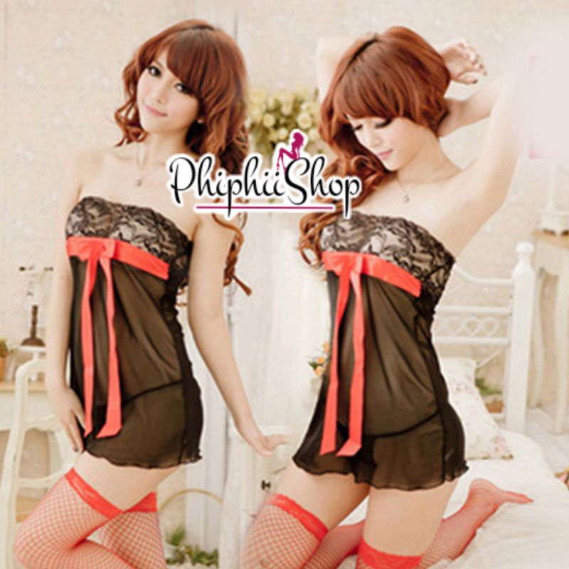 Jumbo Big Size XL XXL Lingerie Dress Kemben Renda Sexy Lace Pita Depan