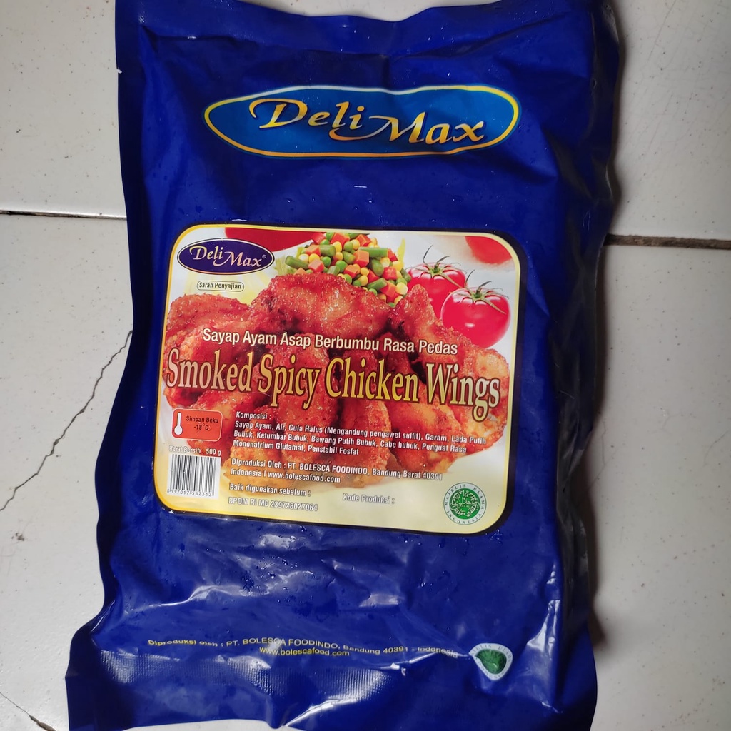

Smoked Spicy Chicken Wings DELIMAX 500 gram