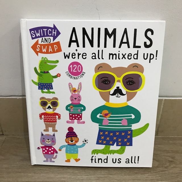 Switch and Swap Animals We’re all mixed up preloved | Activity Book