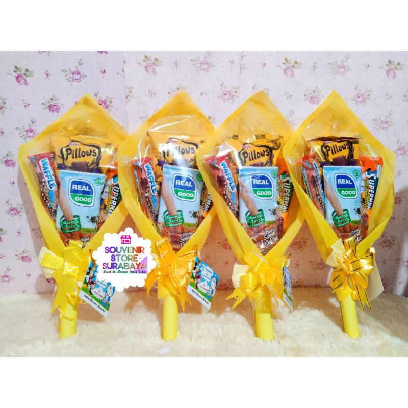 Bucket Snack Murah/ Bucket murah / Snack Ultah anak/ Bouquet Surabaya/Bingkisan Ultah /Snack Bouquet