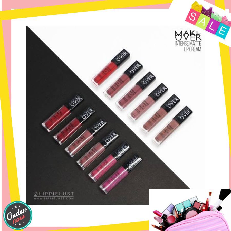 A137 Make Over Intense Matte Lip Cream Lipstik Kosmetik Bibir Lipstick Original