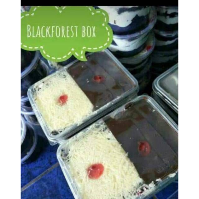 

Blackforest Box Choco Cheese / Coklat Keju