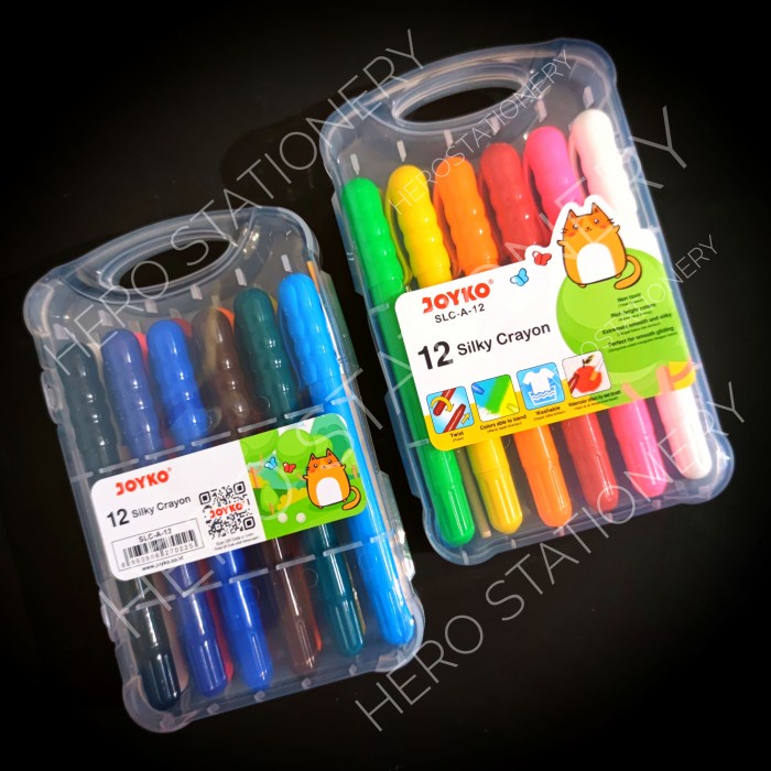 

Menakjubkan Silky Crayon Krayon Halus Joyko 12 Warna Slc-A-12 Terbatas