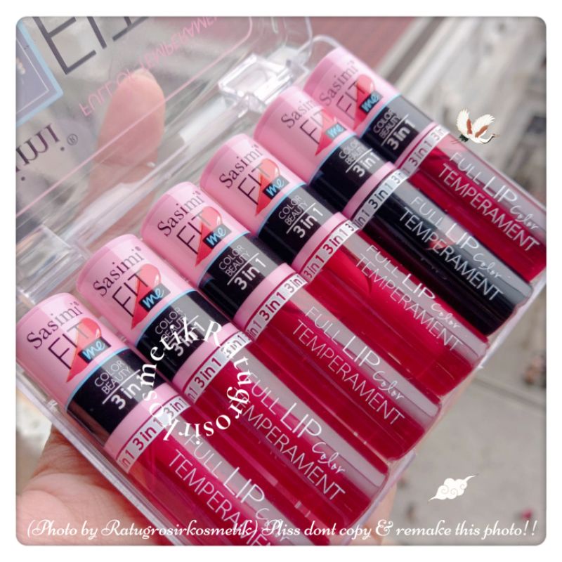 [PER 6 PCS] LIPTINT/LIP TINT SASIMI FIT ME SASIMI LIP COLOR FIT ME NO.S914