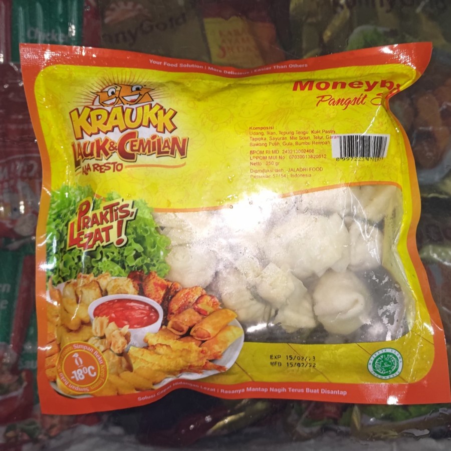 

Kraukk moneybag pangsit seafood 250 gr