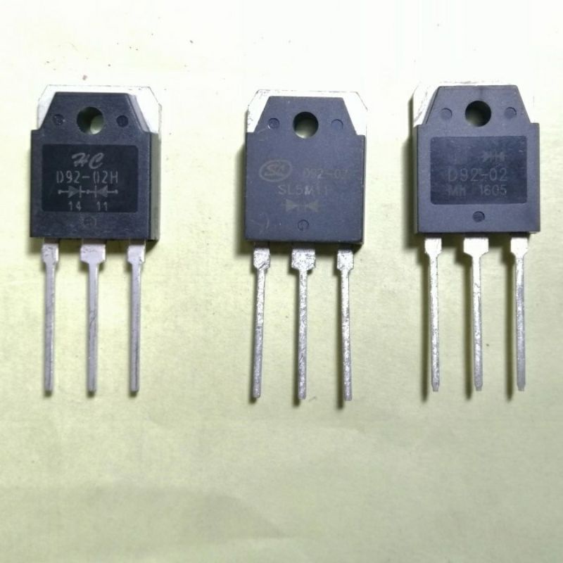 D92-02 D92-02H D92-02 To-3p 20A 200V Transistor Dioda Diode Mesin Las