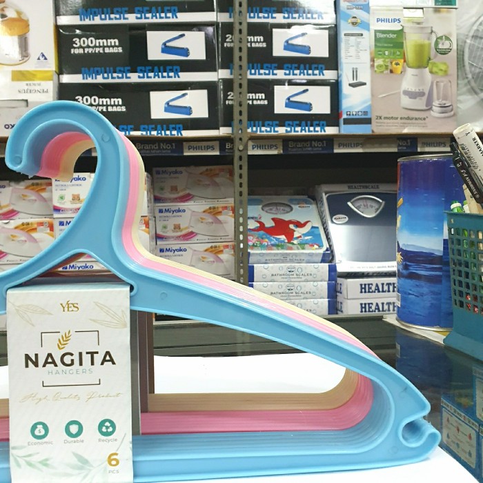 Hanger Plastik Besar Nagita Gantungan isi 6 pcs