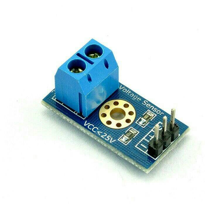 Sensor Tegangan Voltage DC 0-25v Pendeteksi Volt Arduino Raspberry Pi