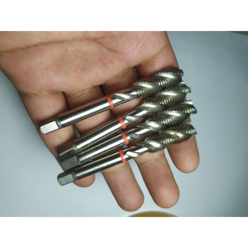 Hand Tap M10X1.25 Spiral Mulus Baut Kunci 14 Standart