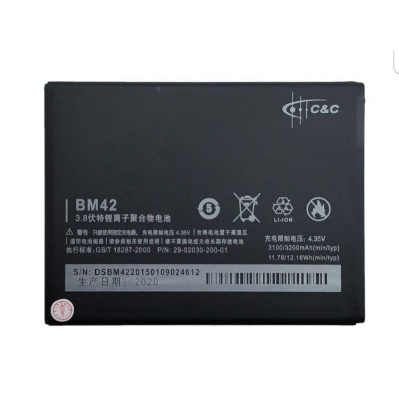 BATERAI BATRE BATTERY XIAOMI REDMI NOTE BM42 MERK C&amp;C
