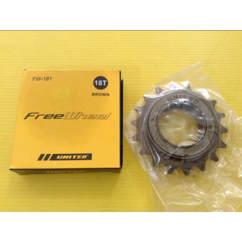 freewheel united 18 T single speed gaer fixie bmx