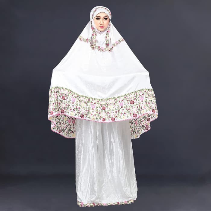Mukena Shalat Muslimah Wanita  putih Inficlo SLS 678 original murah