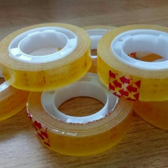 Lakban/Isolasi Kecil Nachi 12 mm Bening Transparan