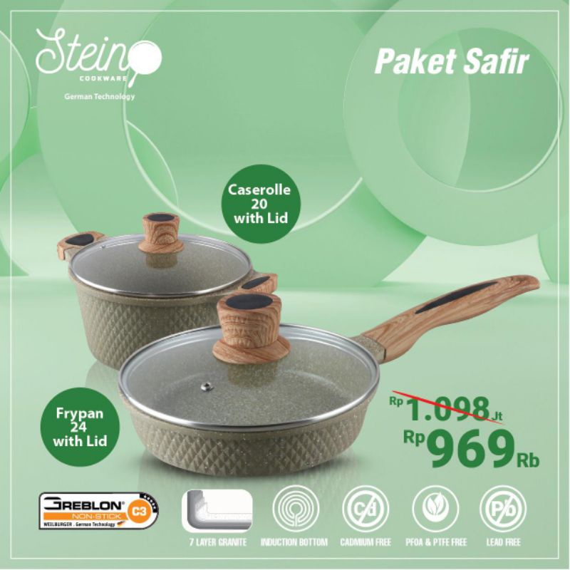 Stein Cookware paket Safir