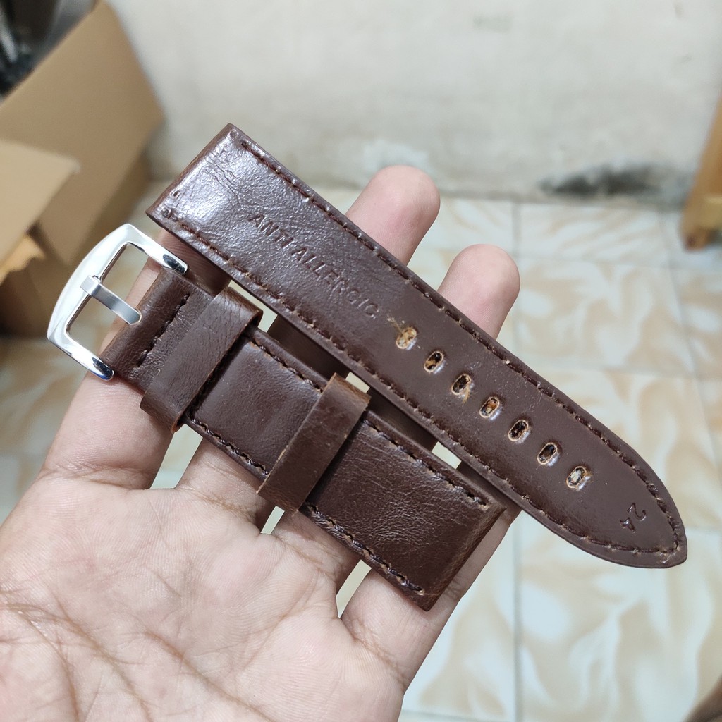 STRAP TALI JAM TANGAN DRAK BROWN COKLAT TUA MURAH