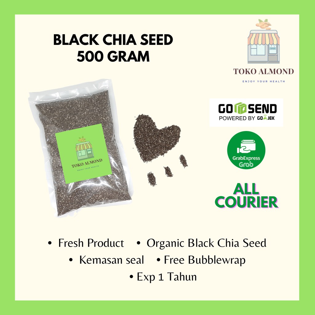 

Black Chia Seeds/Biji Chia Hitam 500gr
