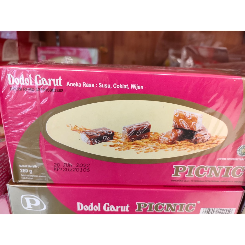 

DODOL GARUT PICNIC SUSU COKLAT WIJEN 250GR [BB]