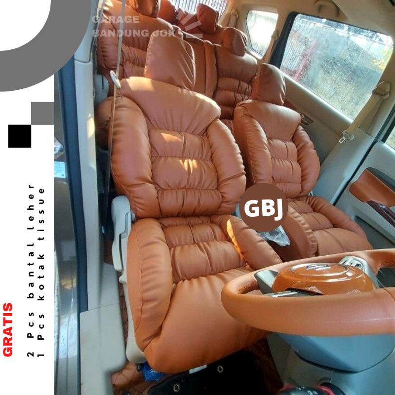 Sarung jok mobil Avanza Veloz Xenia Ertiga Xpander Rush mobilio | Cover jok mobil bungkus jok mobil 