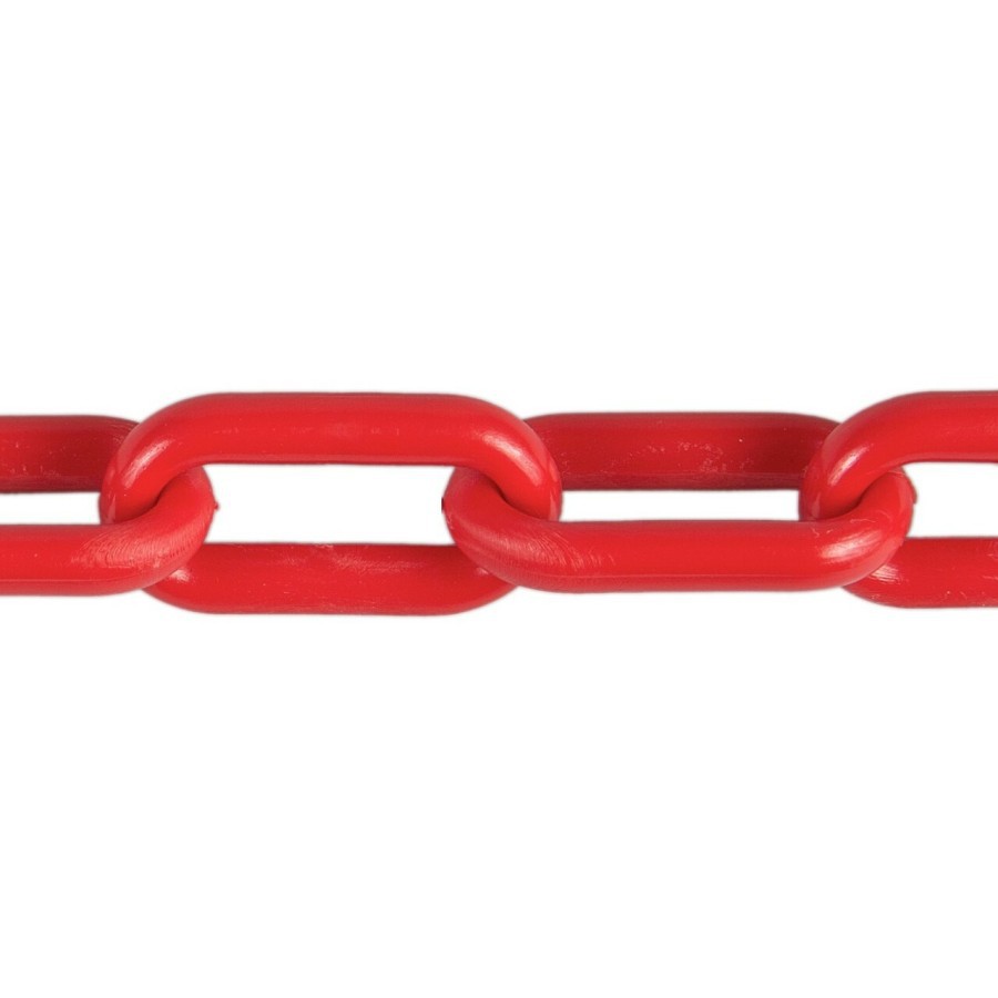 Rantai Plastik / Cone Chain 6mm PER METER / Merah