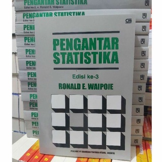 Buku PENGANTAR STATISTIKA edisi 3 - Wolpole / PB