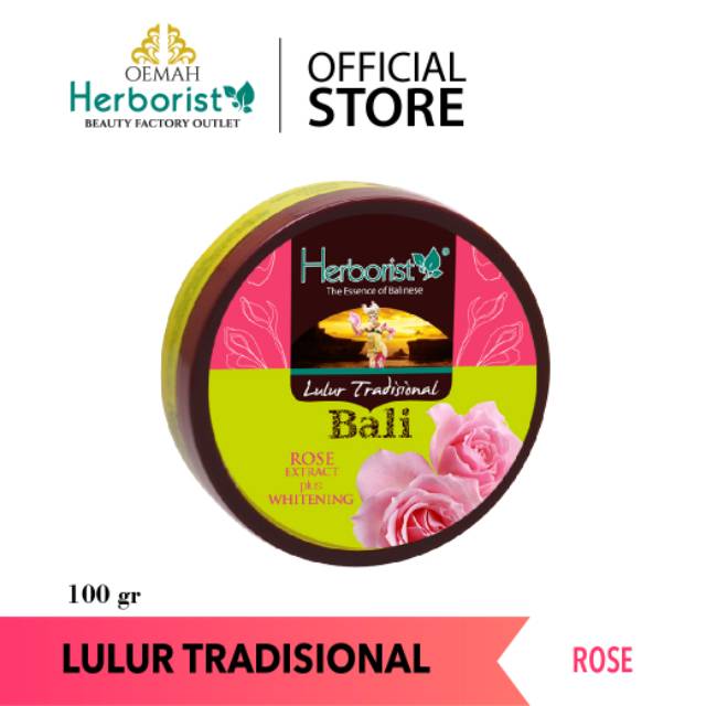 Herborist Lulur Tradisional Bali Rose - 100gr | Shopee