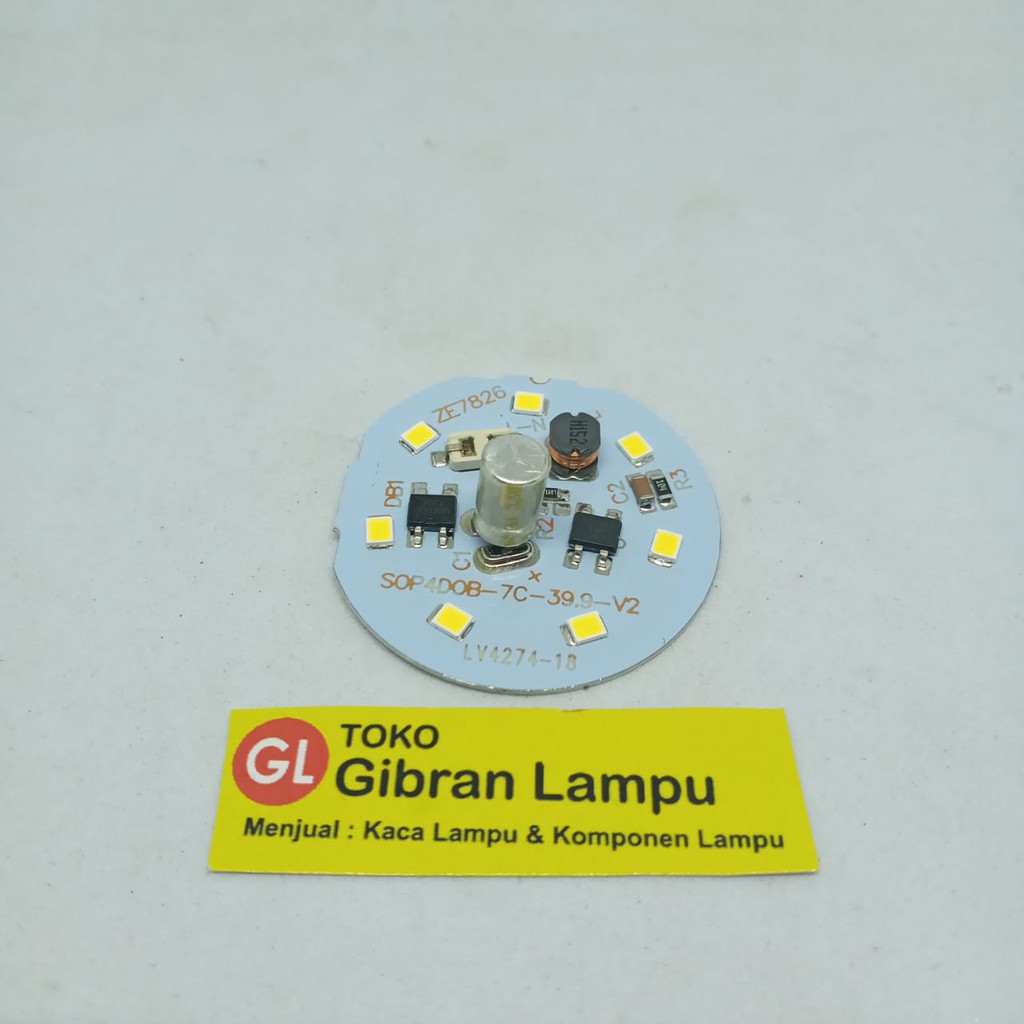 PCB Mata Lampu LED 7w Tanpa Driver - Mata LED AC Langsung 220V (BM)