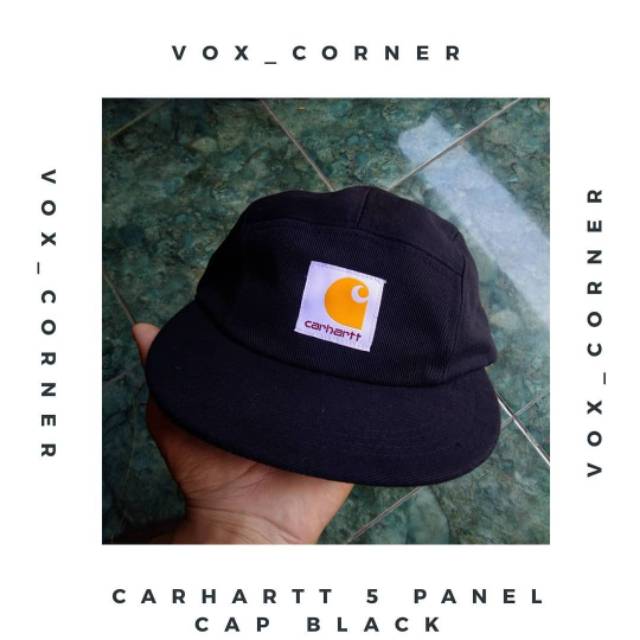 Carhartt 5 Panel Cap Black