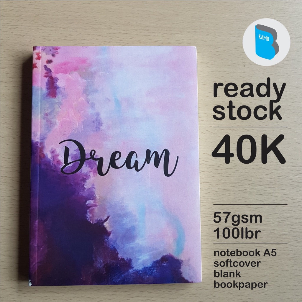 

[57/73/90 gsm] Notebook A5 Buku Catatan Diary Jurnal Bookpaper - Purple Dream