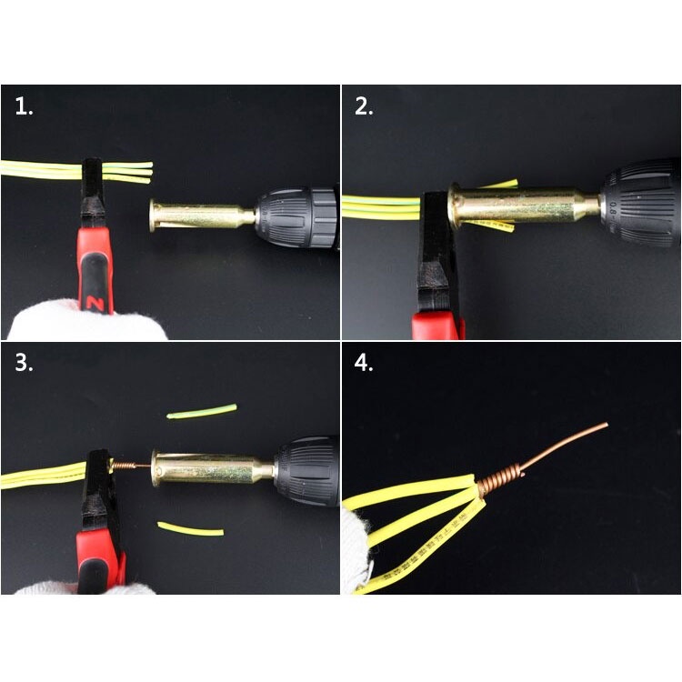 Mata Bor Wire Twisting Twister Penyambung Kabel 5 Hole - X201 - Silver