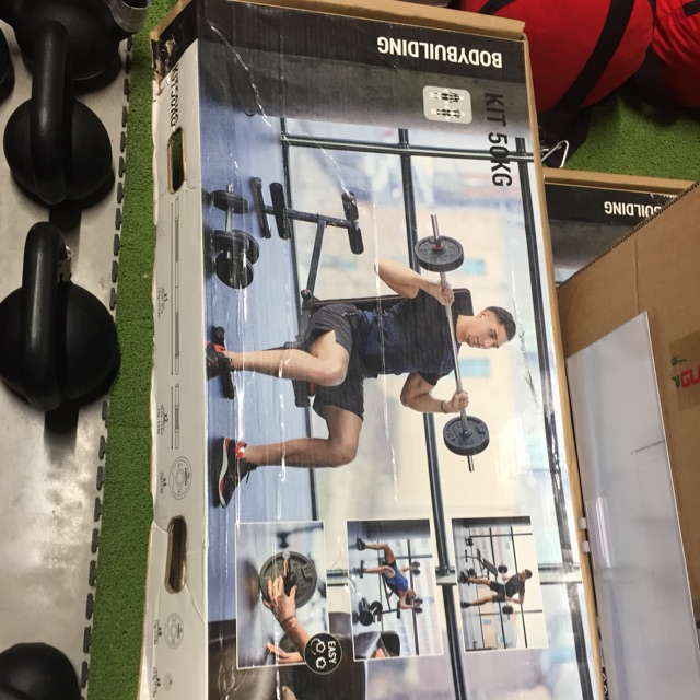 Dumbel gym 50 kg brand decathlon