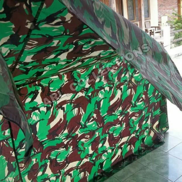 BLACKPINK tenda loreng standar tni / tenda perorangan /plysheet/plesit/outdoor