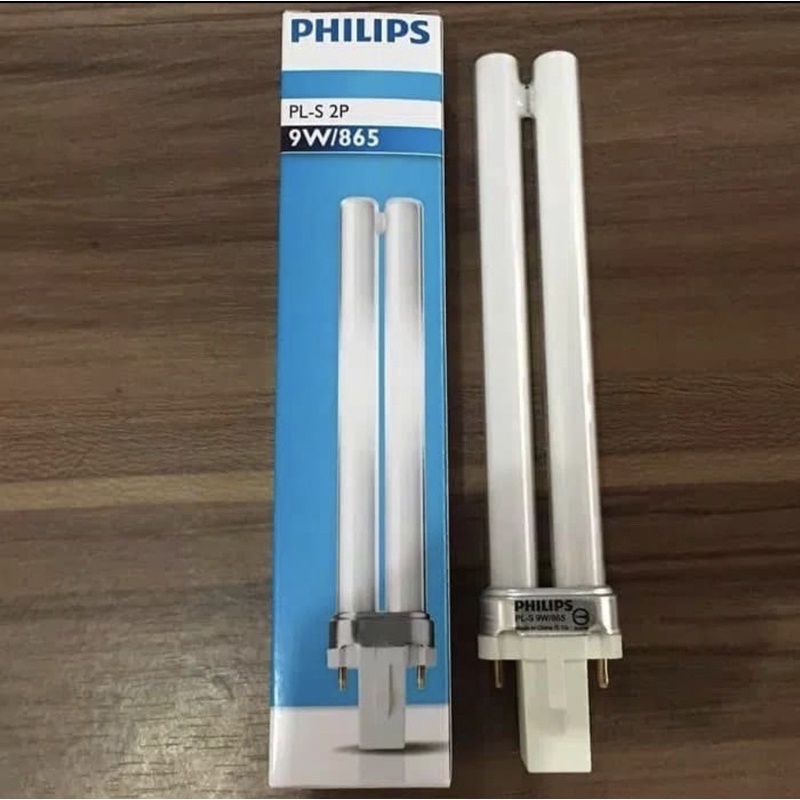 philips lampu PLS 2 pin tusuk 9 watt 9w