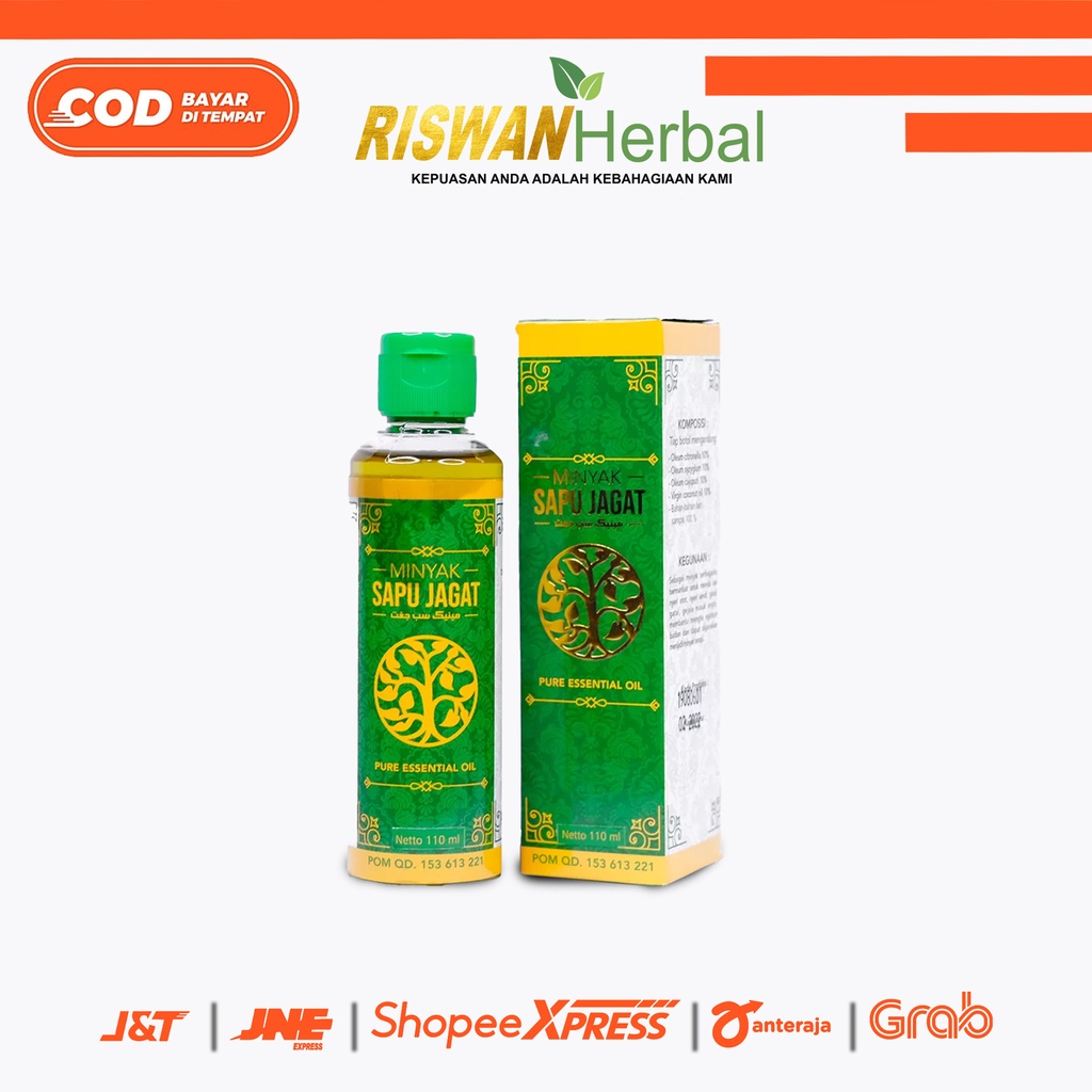 Minyak Pijat / Urut Aromaterapi Sapu Jagat Isi 110 Ml Pure Essential Oil Asli Original Herbal BPOM