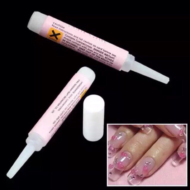 Lem kuku palsu / nail glue for fake nails