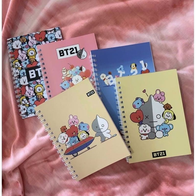 [BISA COD] Buku catatan BT21 blocknote BT21 memo BT21 ukuran A6