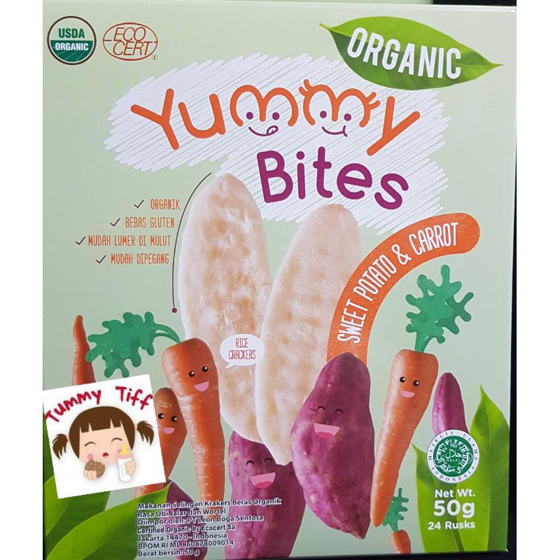 YUMMY BITES ORGANIC 50gr / YummyBites Organic 50gr