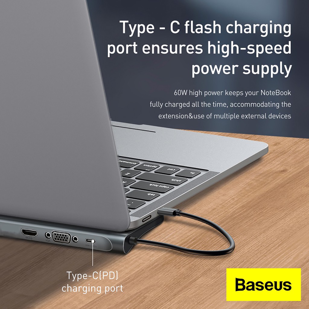 Hub BASEUS Enjoyment Series Type-C Notebook HUB Adapter