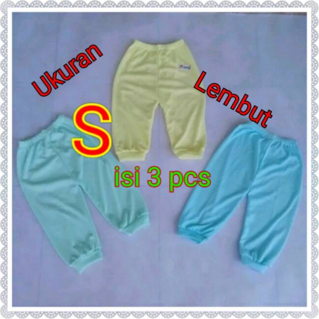 Celana bayi panjang ukuran S isi 3pcs