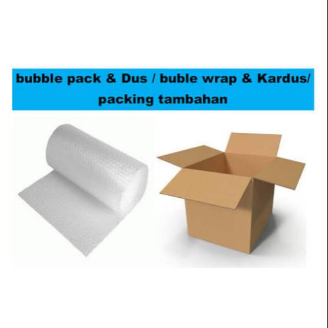 

bubble pack & Dus / buble wrap & Kardus/ packing tambahan
