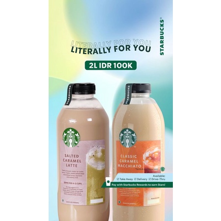 

minuman Starbucks 1 L